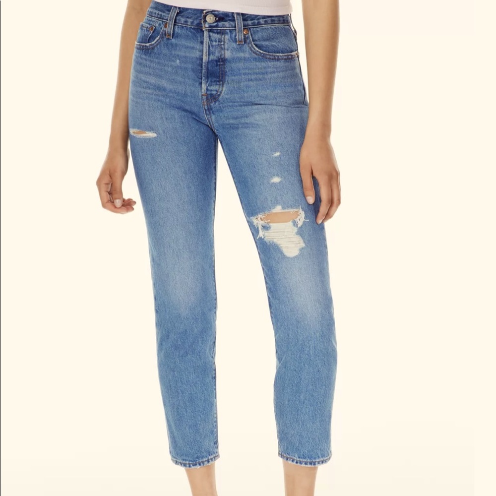 Levi’s Wedgie Jeans - never worn. Size 28. Colour Athens Asleep